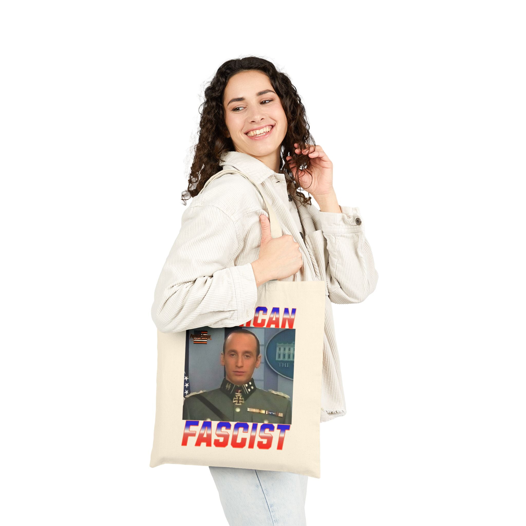 American Fascist Cotton Canvas Tote Bag