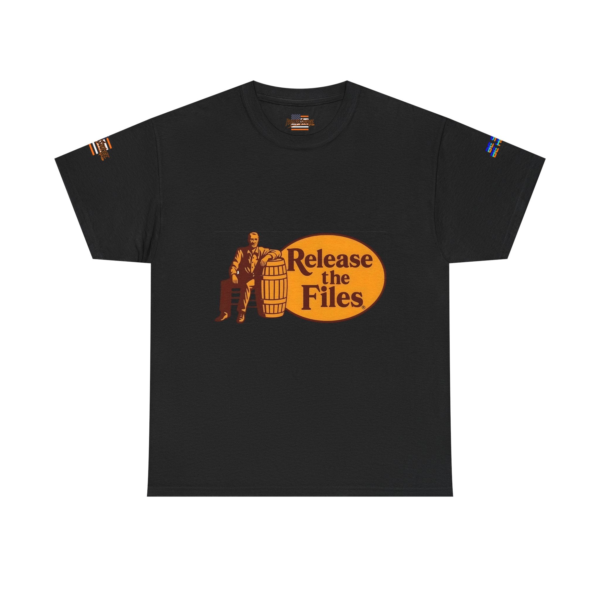 Release the Files Unisex Heavy Cotton Gildan Tee, Casual Wear, Gift for Activists, Comfortable Protest Wear