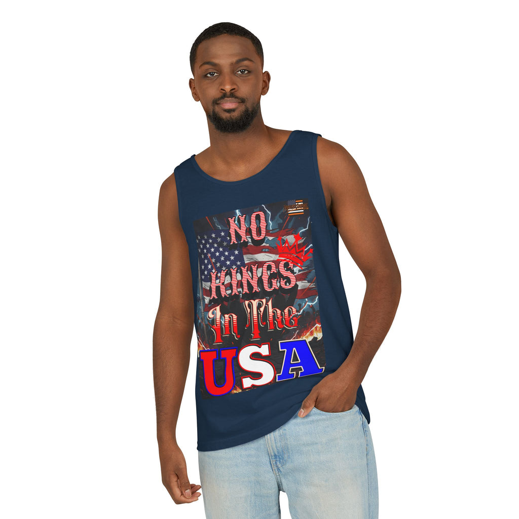 No Kings In The USA Unisex Cotton Tank Top