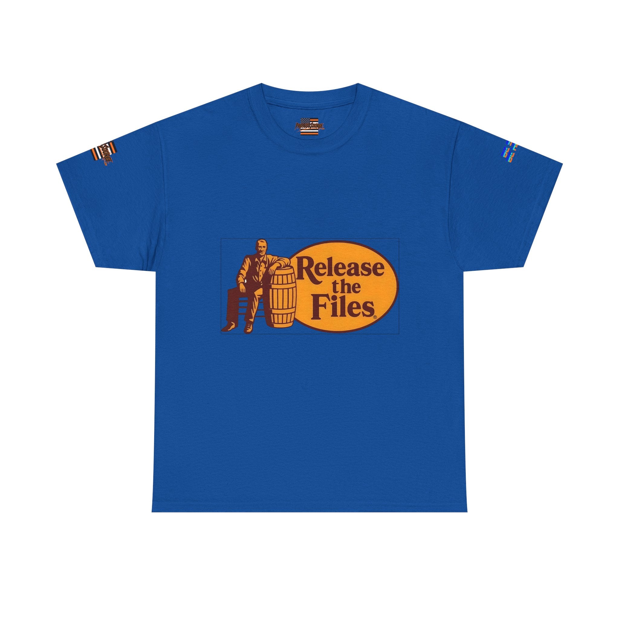 Release the Files Unisex Heavy Cotton Gildan Tee, Casual Wear, Gift for Activists, Comfortable Protest Wear