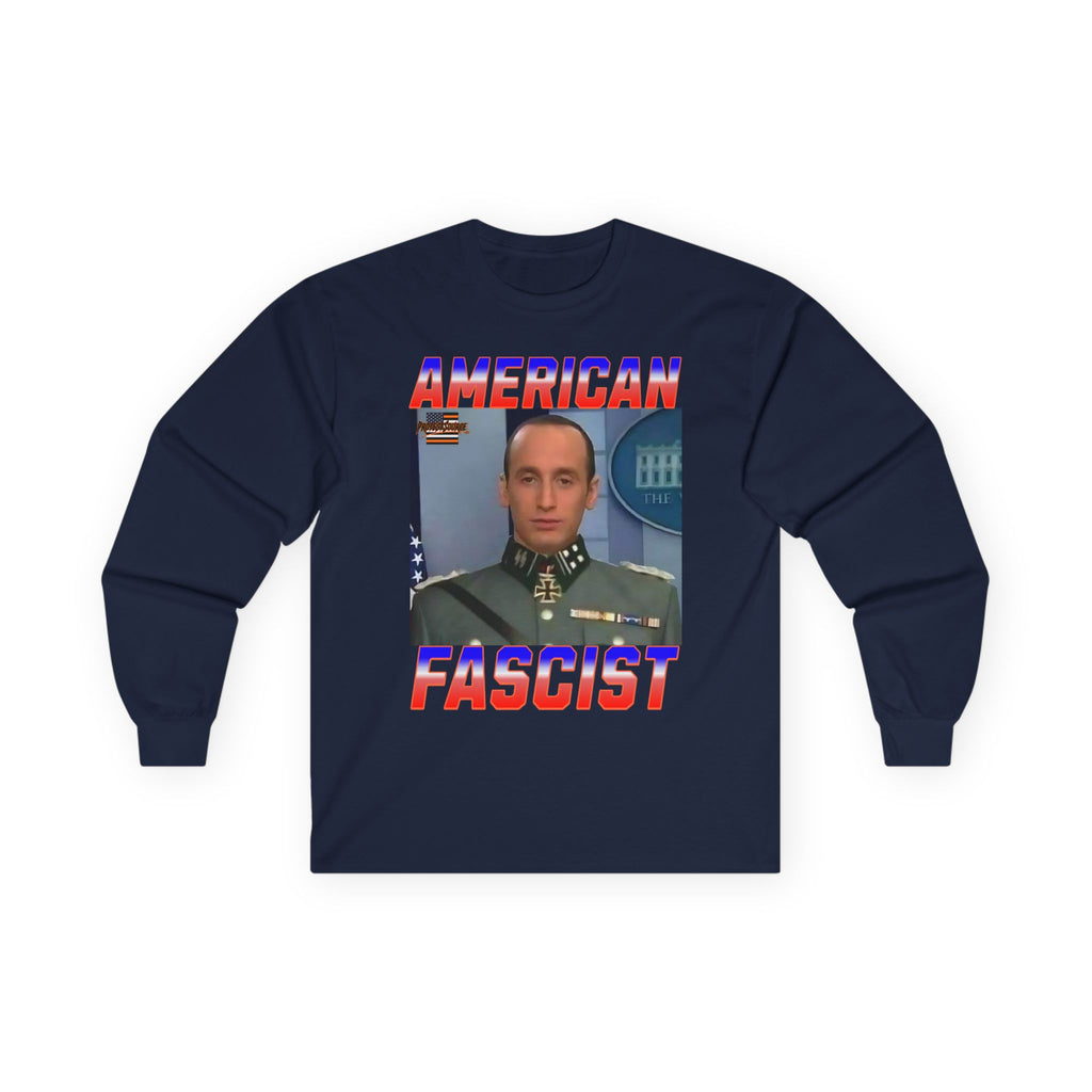 American Fascist Long Sleeve Cotton Gildan Tee