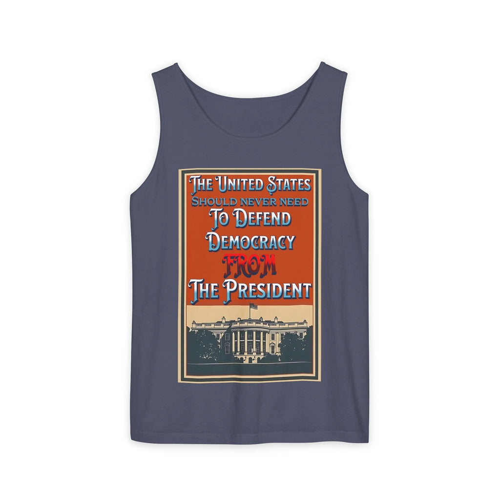 Defending Democracy Unisex Cotton Tank Top