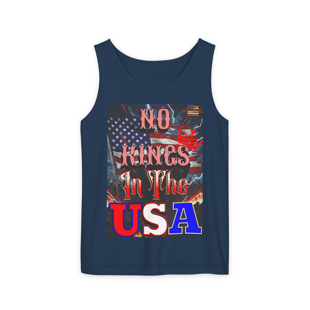 No Kings In The USA Unisex Cotton Tank Top