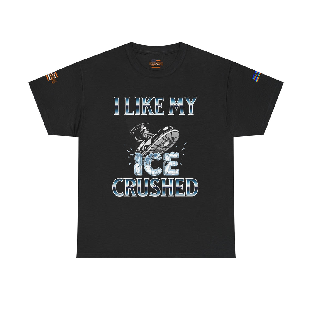 I Like My ICE Crushed Unisex Heavy Cotton Gildan Tee, Casual Wear, Gift for Activists, Comfortable Protest Wear
