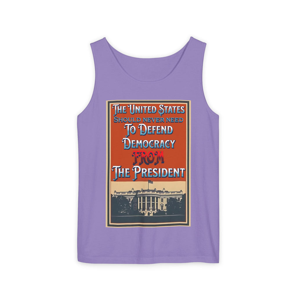 Defending Democracy Unisex Cotton Tank Top