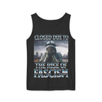 Closed Due to the Rise of Fascism Unisex Cotton Tank Top