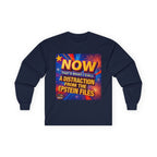 Now That's What I Call a Distraction Long Sleeve Cotton Gildan Tee