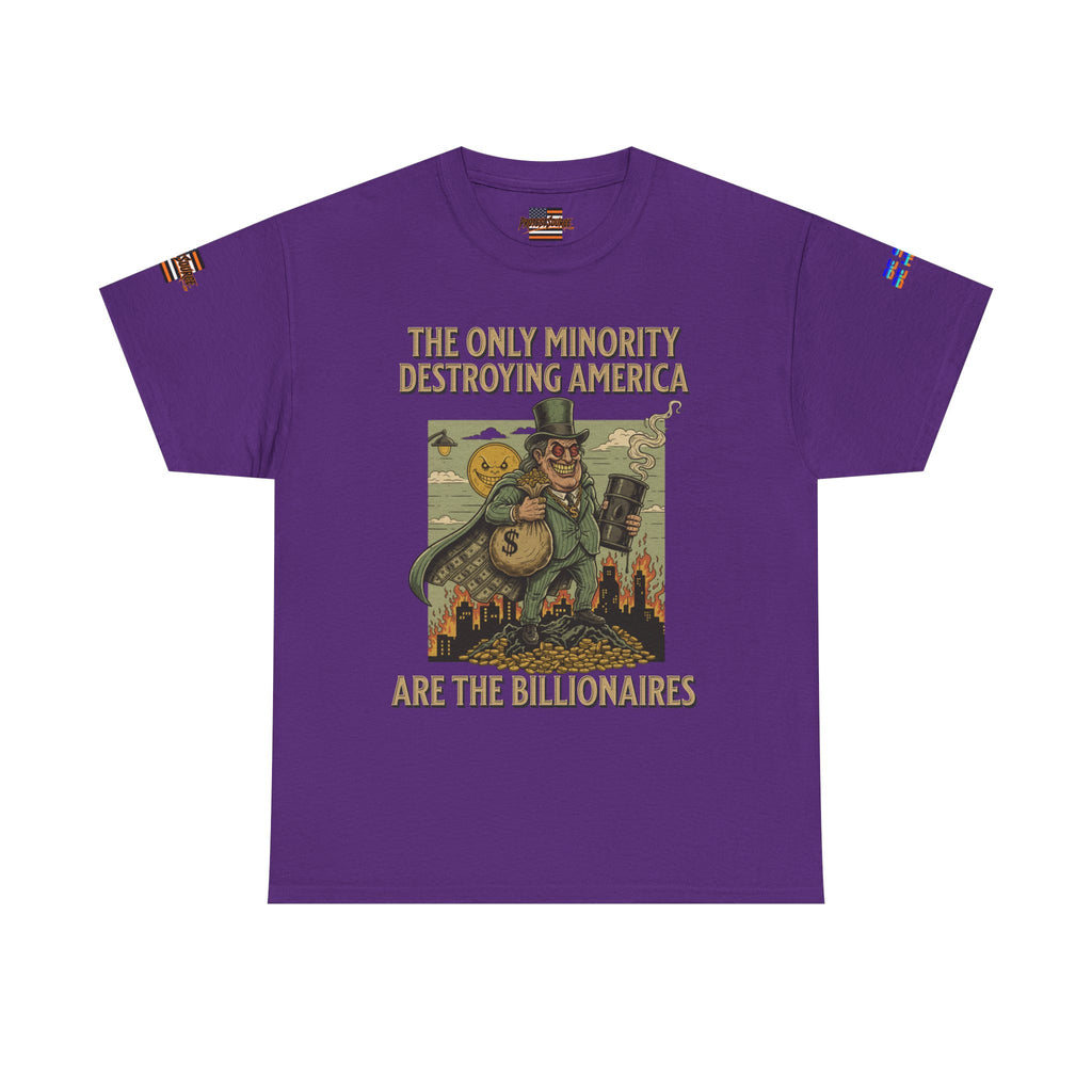 The Only Minority Destroying America Unisex Heavy Cotton Gildan Tee, Casual Wear, Gift for Activists, Comfortable Protest Wear