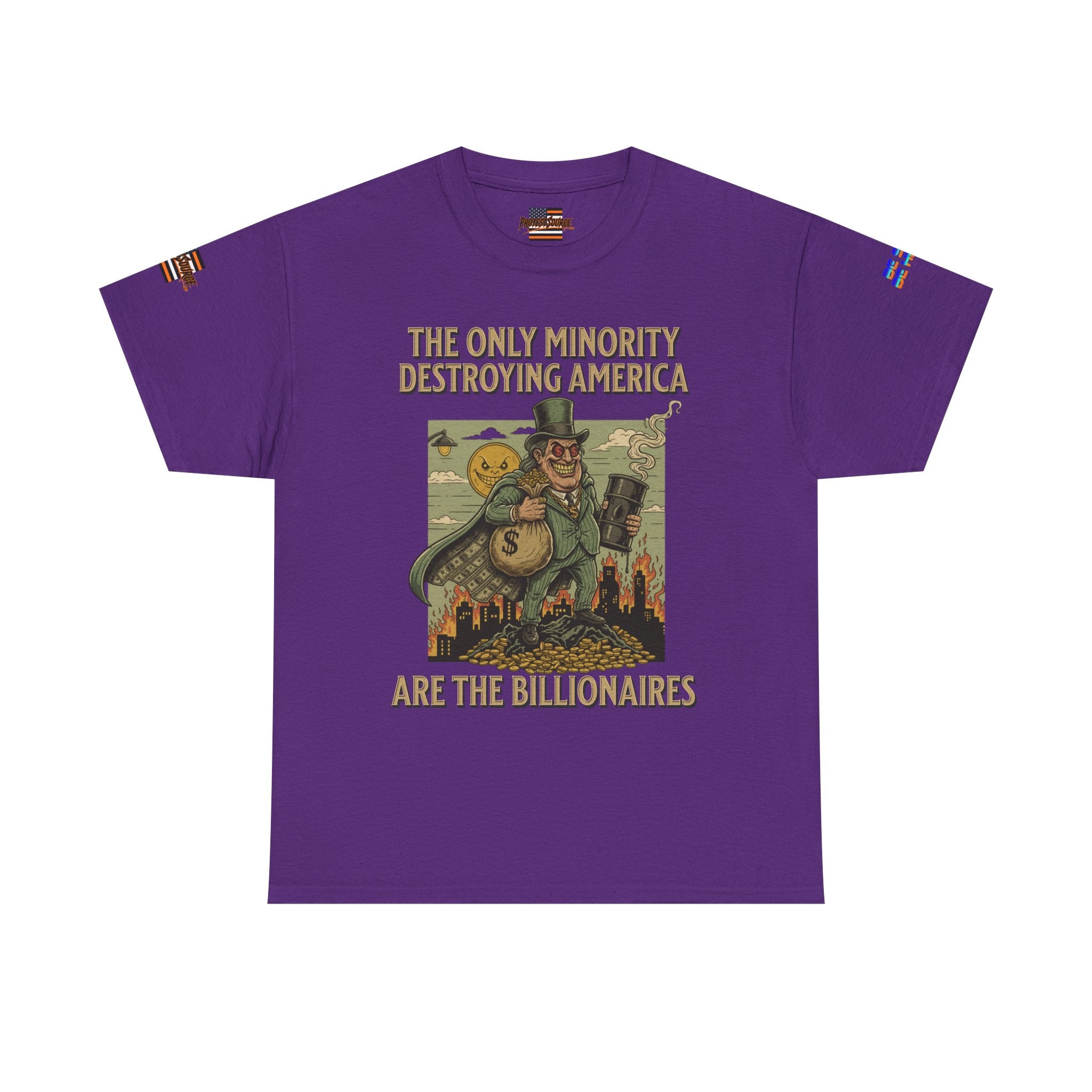 The Only Minority Destroying America Unisex Heavy Cotton Gildan Tee, Casual Wear, Gift for Activists, Comfortable Protest Wear
