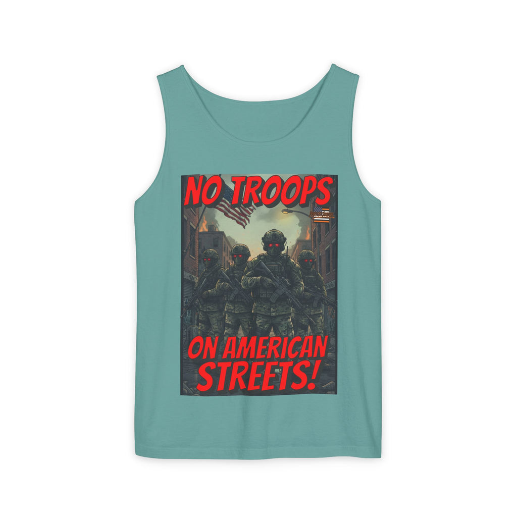 No Troops On American Streets Unisex Cotton Tank Top