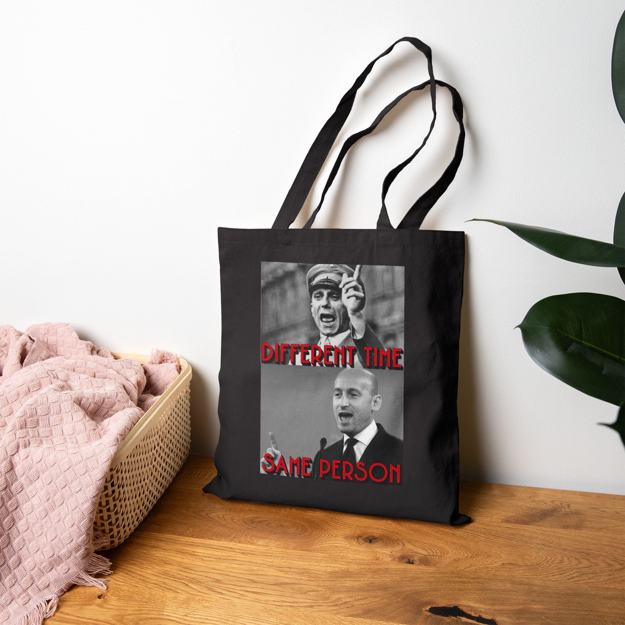 Different Time, Same Person Cotton Canvas Tote Bag
