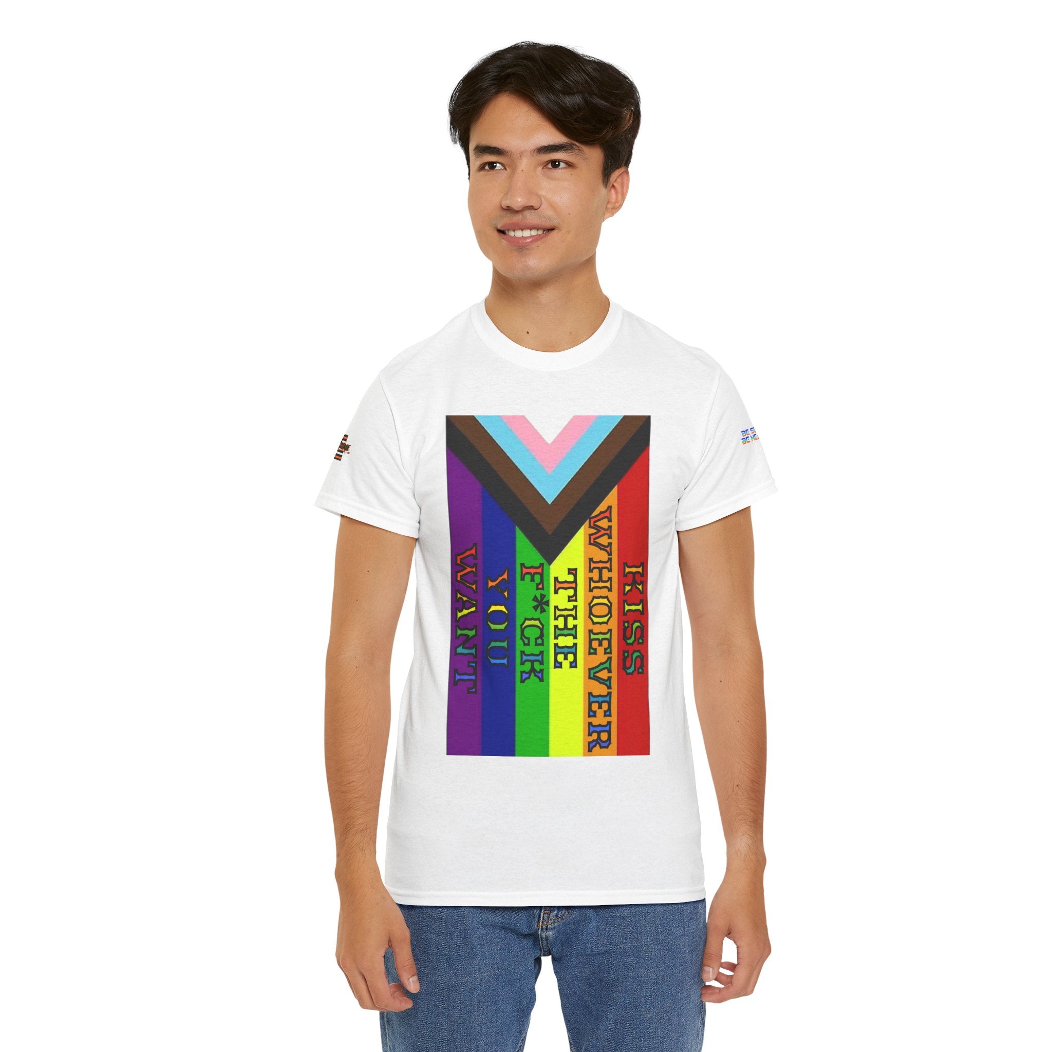 Kiss Whoever The F*ck You Want Unisex Heavy Cotton Gildan Tee