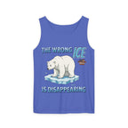 The Wrong ICE is Disappearing Unisex Cotton Tank Top
