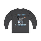 I Like My ICE Crushed Long Sleeve Cotton Gildan Tee