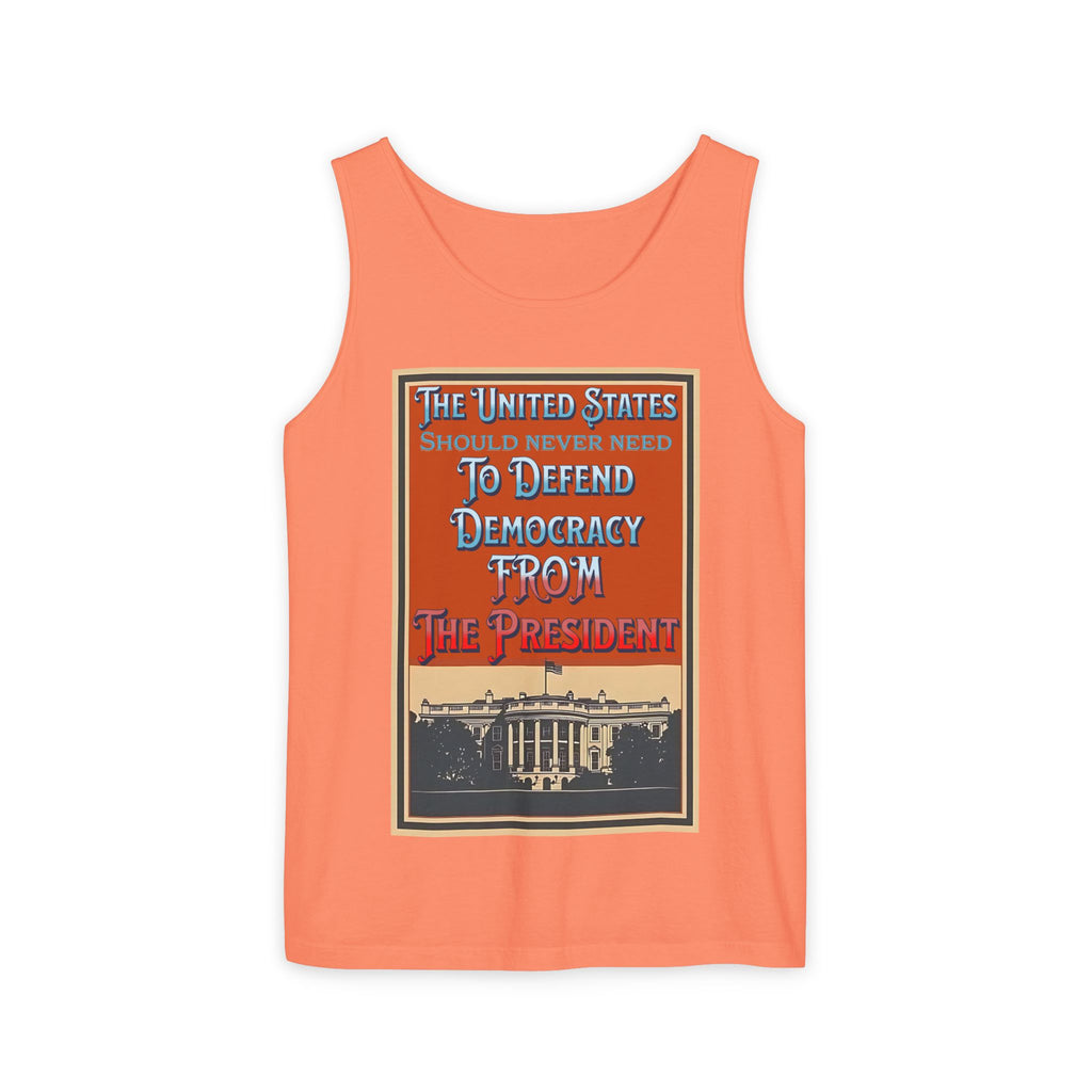 Defending Democracy Unisex Cotton Tank Top