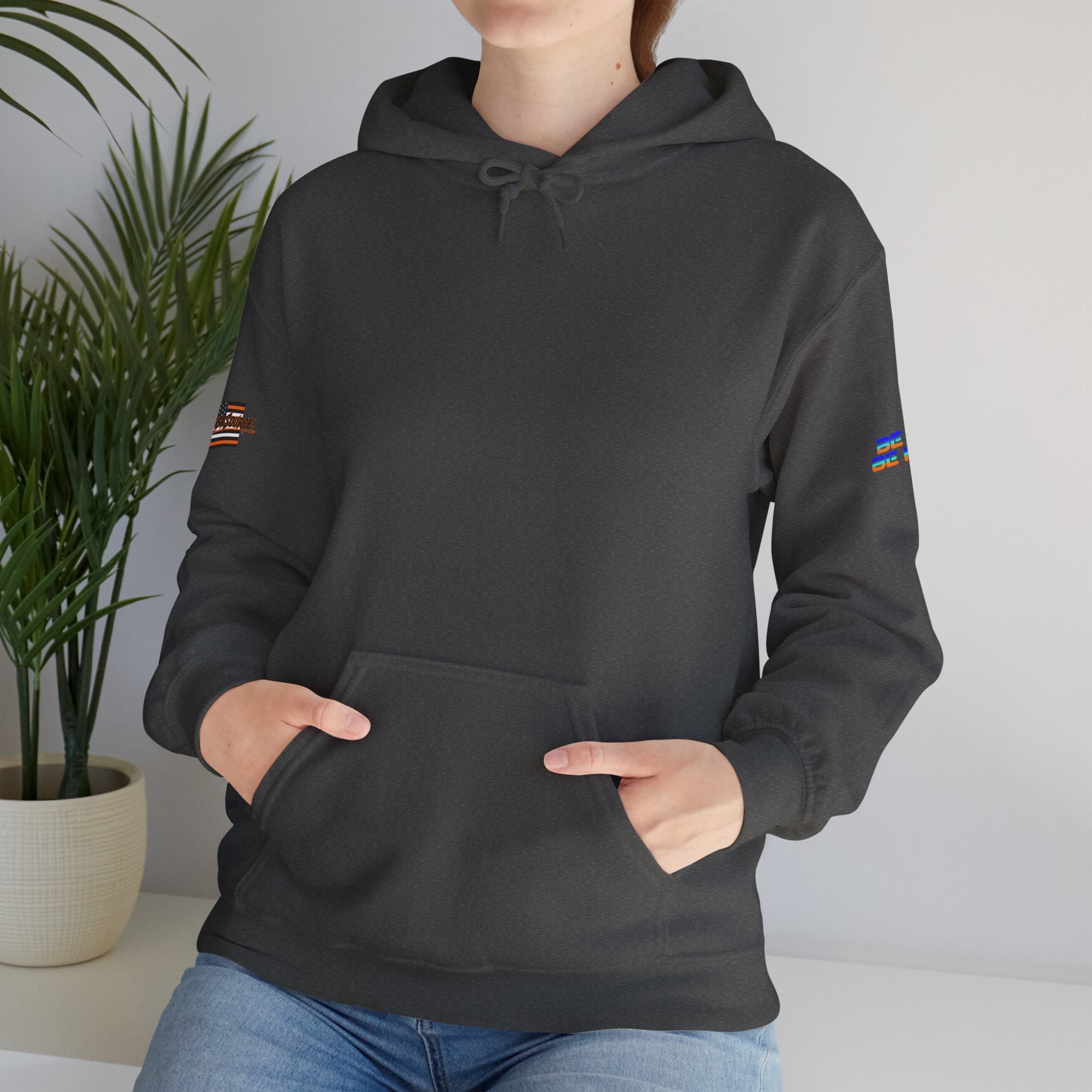No Troops on American Streets Unisex Heavy Blend Gildan Hoodie Sweatshirt, Casual Wear, Gift for Activists, Comfortable Protest Wear