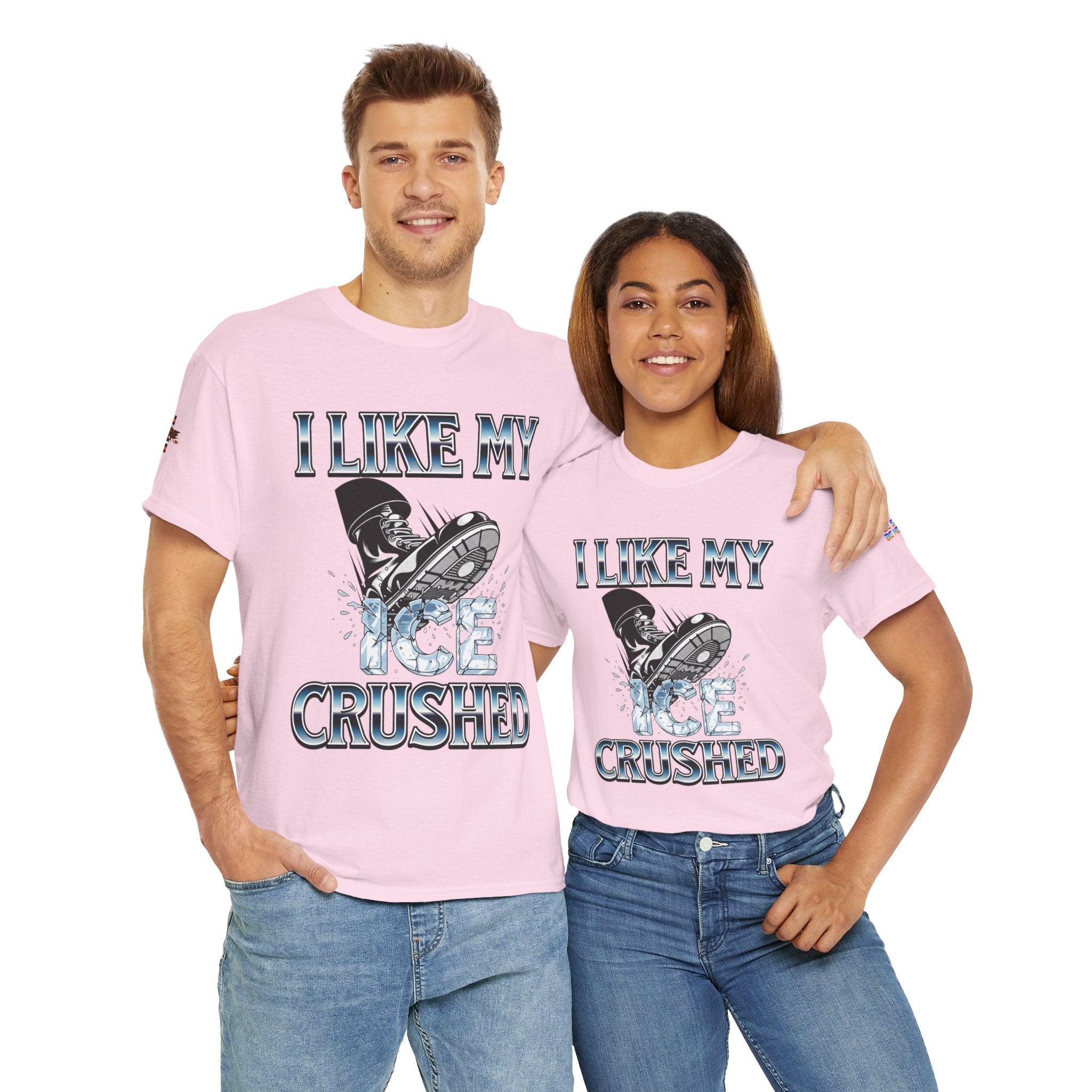 I Like My ICE Crushed Unisex Heavy Cotton Gildan Tee, Casual Wear, Gift for Activists, Comfortable Protest Wear