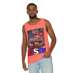 No Kings In The USA Unisex Cotton Tank Top