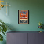 Defending Democracy 16"X20" Aluminum Metal Protest Sign