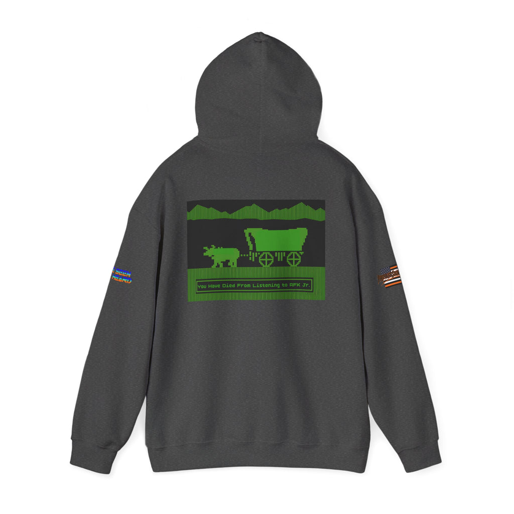 RFK Jr. Kills Unisex Heavy Blend Gildan Hoodie Sweatshirt, Casual Wear, Gift for Activists, Comfortable Protest Wear