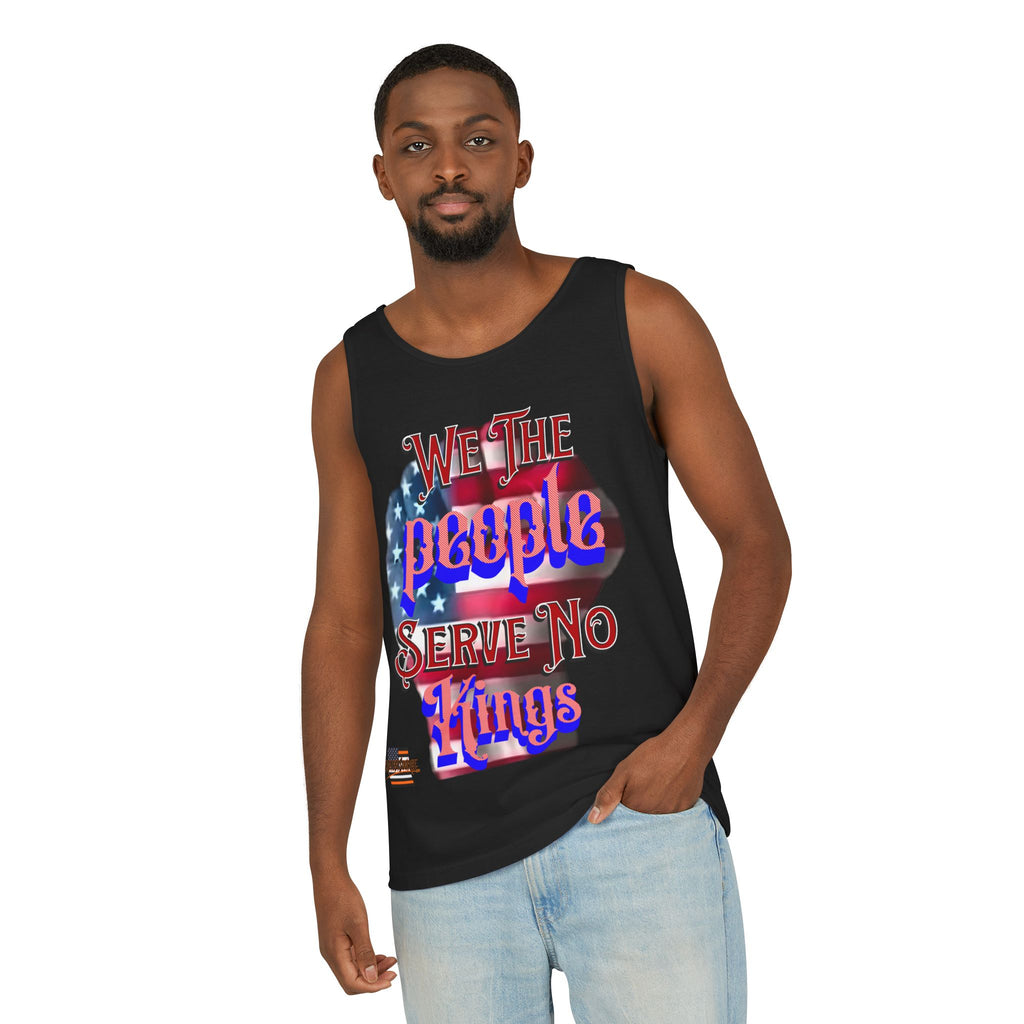 We The People Serve No Kings Unisex Cotton Tank Top