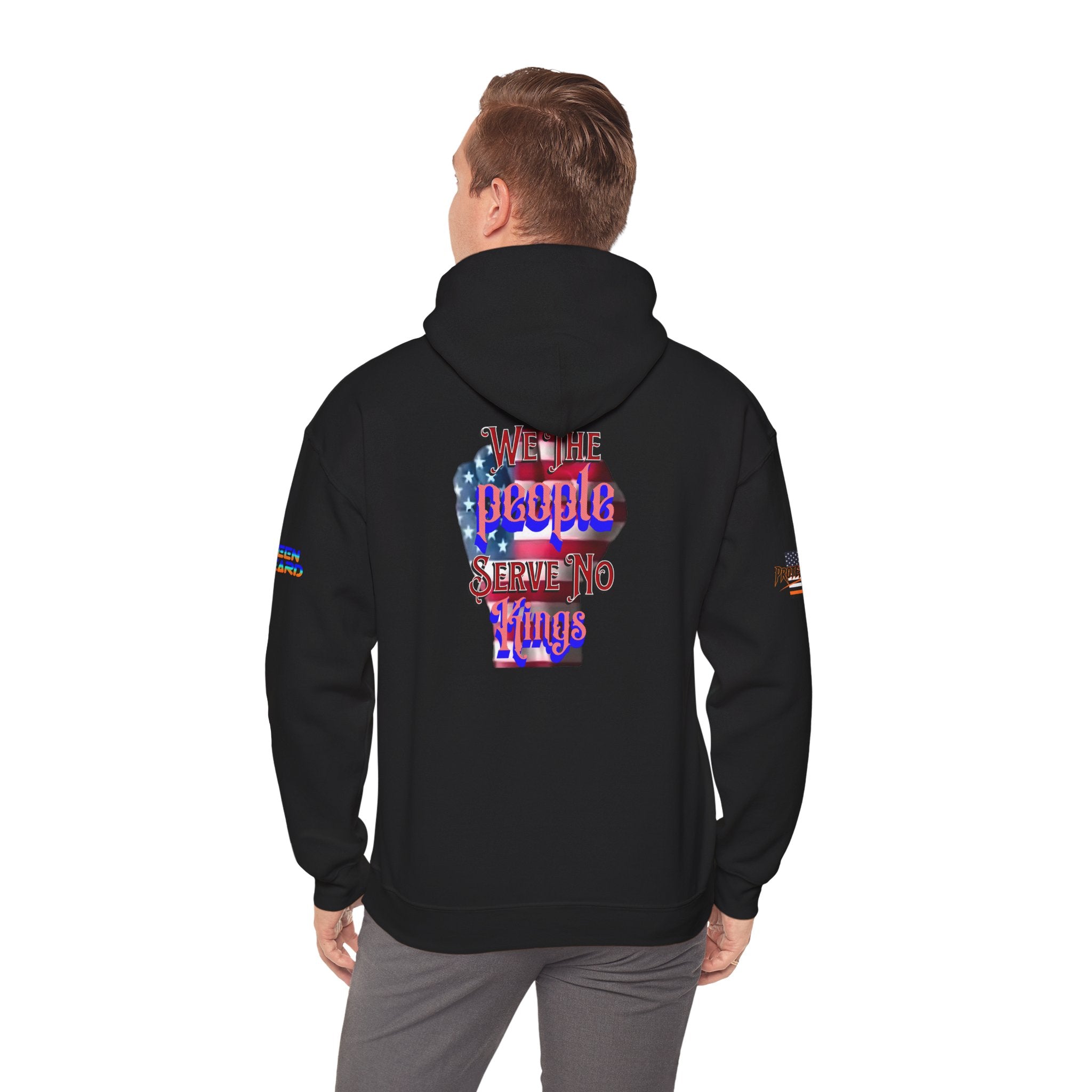 We The People Serve No Kings Unisex Heavy Blend Gildan Hoodie