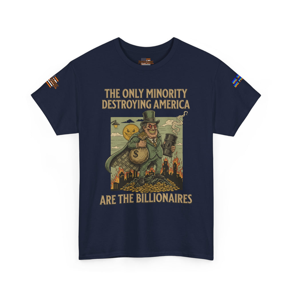 The Only Minority Destroying America Unisex Heavy Cotton Gildan Tee, Casual Wear, Gift for Activists, Comfortable Protest Wear