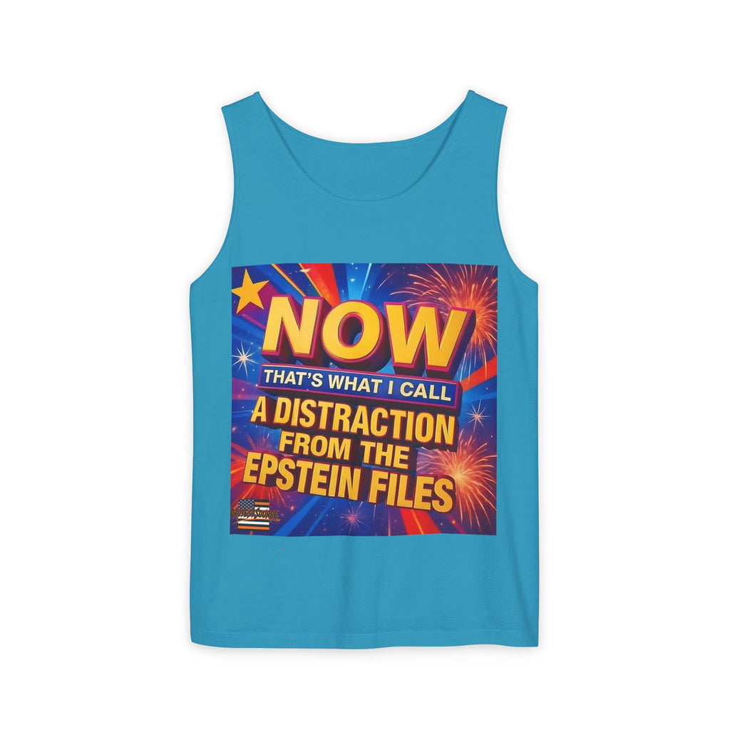 Now That's What I Call A Distraction Unisex Cotton Tank Top