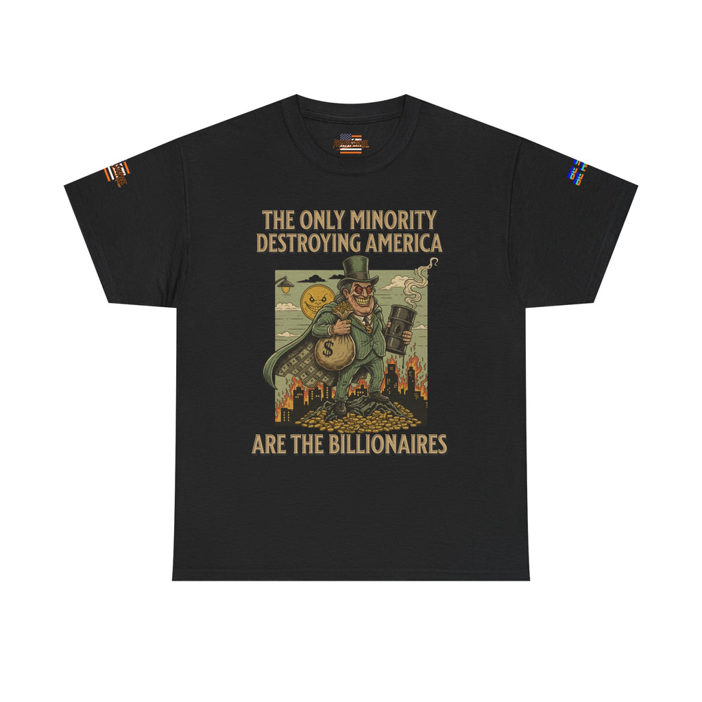 The Only Minority Destroying America Unisex Heavy Cotton Gildan Tee, Casual Wear, Gift for Activists, Comfortable Protest Wear