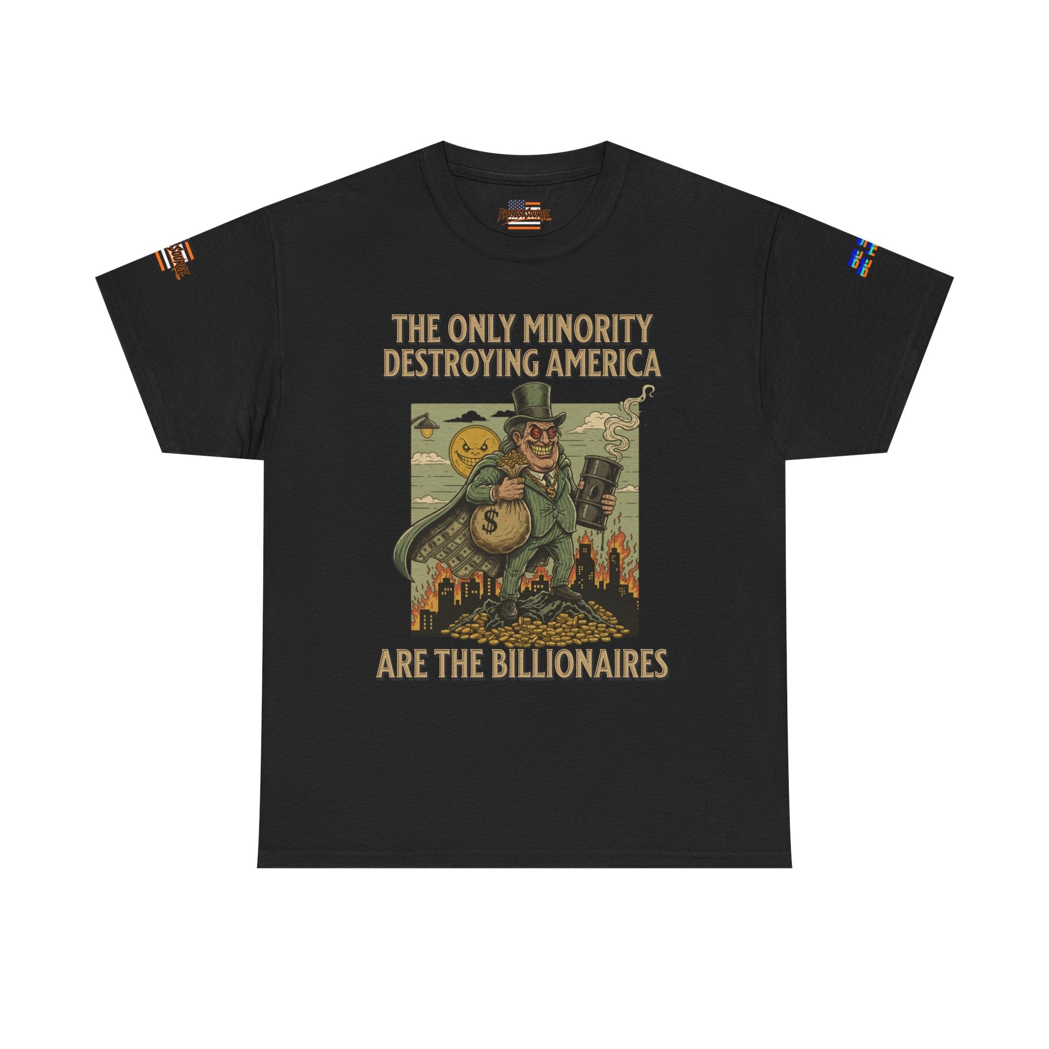 The Only Minority Destroying America Unisex Heavy Cotton Gildan Tee, Casual Wear, Gift for Activists, Comfortable Protest Wear