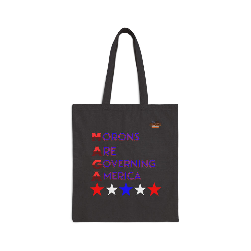 Morons Are Governing America Cotton Canvas Tote Bag