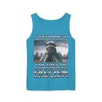 Closed Due to the Rise of Fascism Unisex Cotton Tank Top
