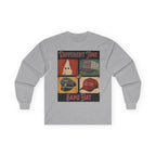 Different Time, Same Hat Long Sleeve Cotton Gildan Tee