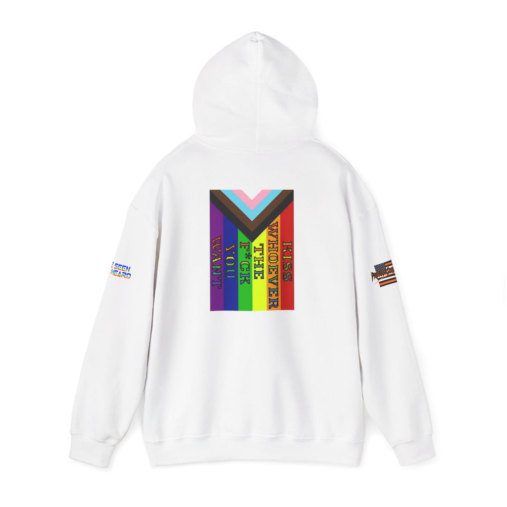 Kiss Whoever The F*ck You Want Unisex Heavy Blend Gildan Hoodie