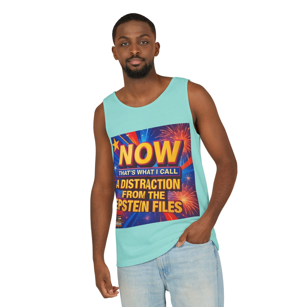 Now That's What I Call A Distraction Unisex Cotton Tank Top