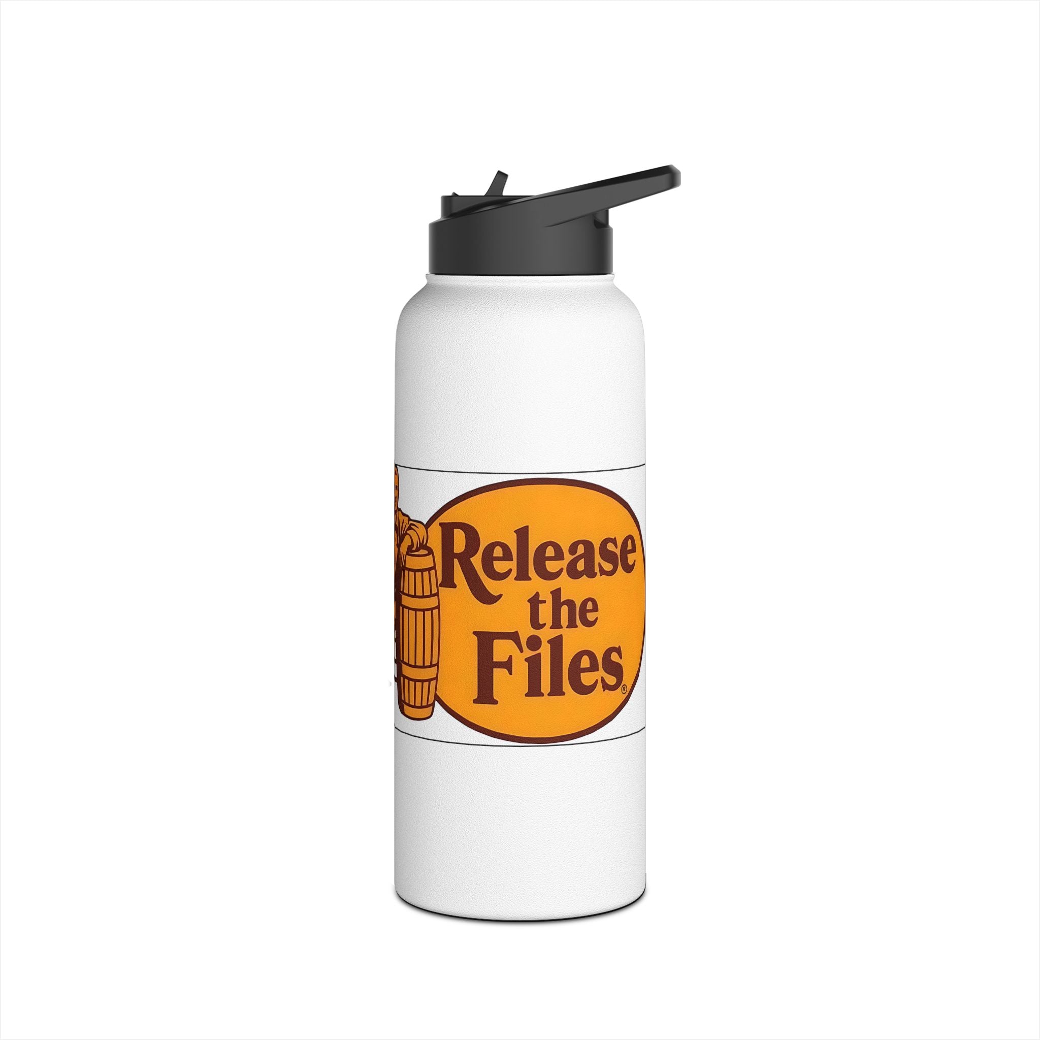 Release the Files Insulated  32 oz. Water Bottle, Perfect for Activists, Protests, Commuters, Gifts, and Daily Use