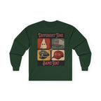 Different Time, Same Hat Long Sleeve Cotton Gildan Tee