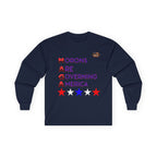Morons Are Governing America Long Sleeve Cotton Gildan Tee