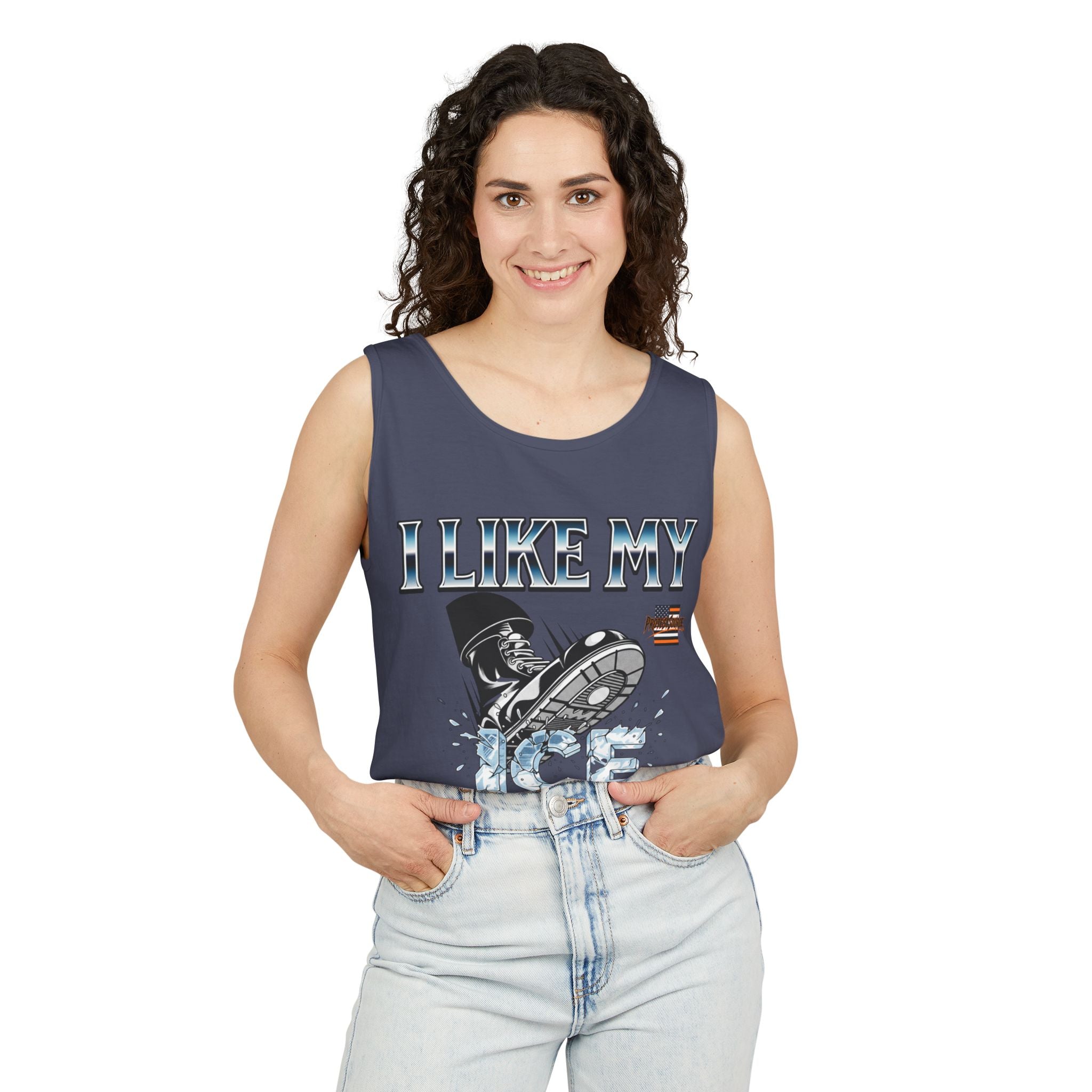 I Like My ICE Crushed Unisex Cotton Tank Top