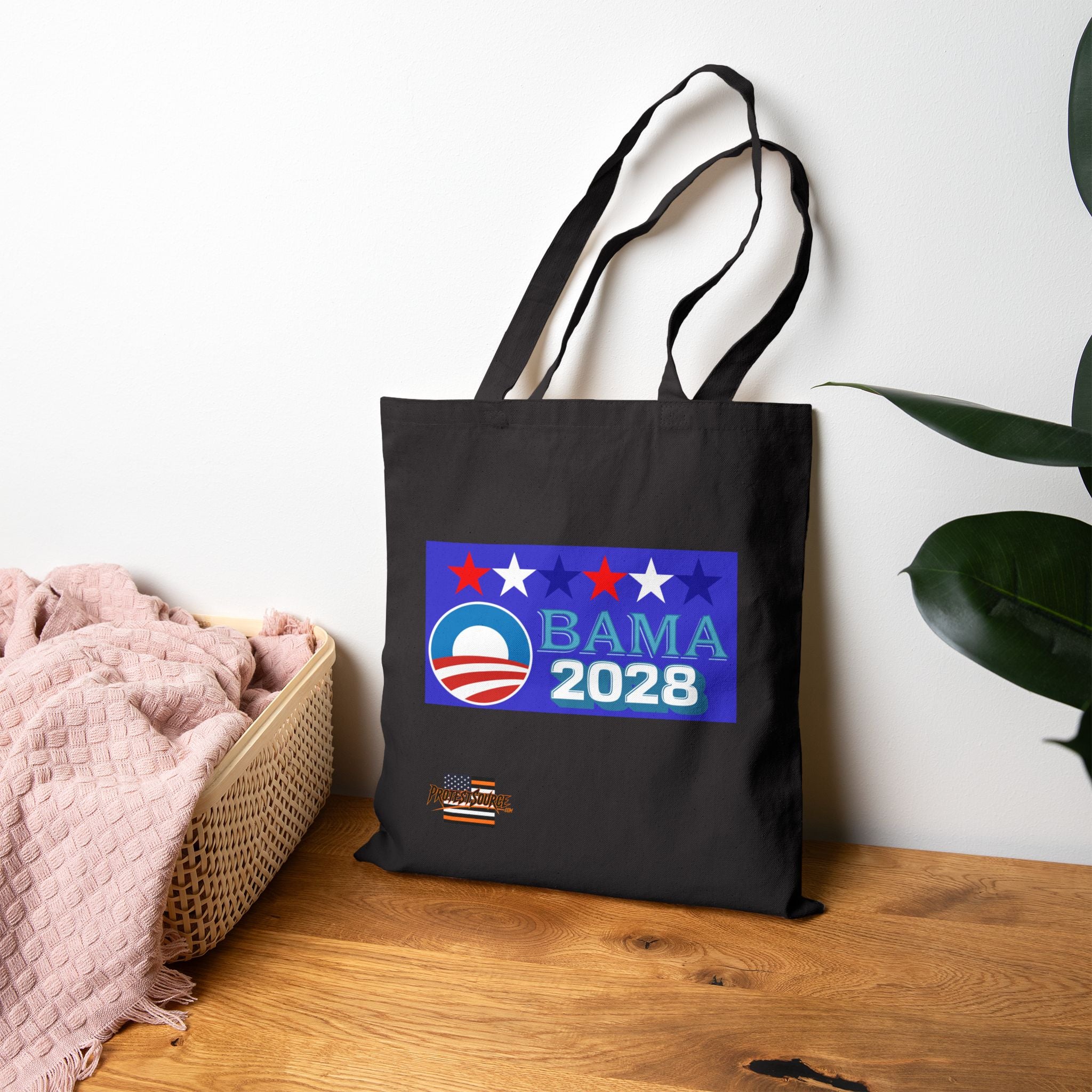 Obama 2028 Cotton Canvas Tote Bag