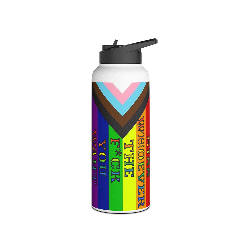 Kiss Whoever The F*ck You Want Insulated 32 oz. Water Bottle