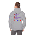 Morons Are Governing America Unisex Heavy Blend Gildan Hoodie Sweatshirt, Casual Wear, Gift for Activists, Comfortable Protest Wear