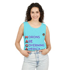 Morons Are Governing America Unisex Cotton Tank Top