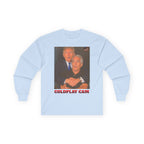 Trump and Epstein Coldplay Cam Long Sleeve Cotton Gildan Tee