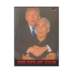 Trump and Epstein Coldplay Cam 18"X24" Plastic Protest Yard Sign w/Wire Stand