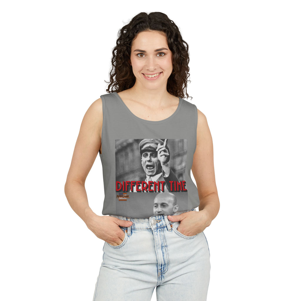 Different Time, Same Person Unisex Cotton Tank Top
