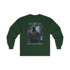 Real Police Don't Wear Masks Long Sleeve Cotton Gildan Tee