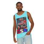 No Kings In The USA Unisex Cotton Tank Top