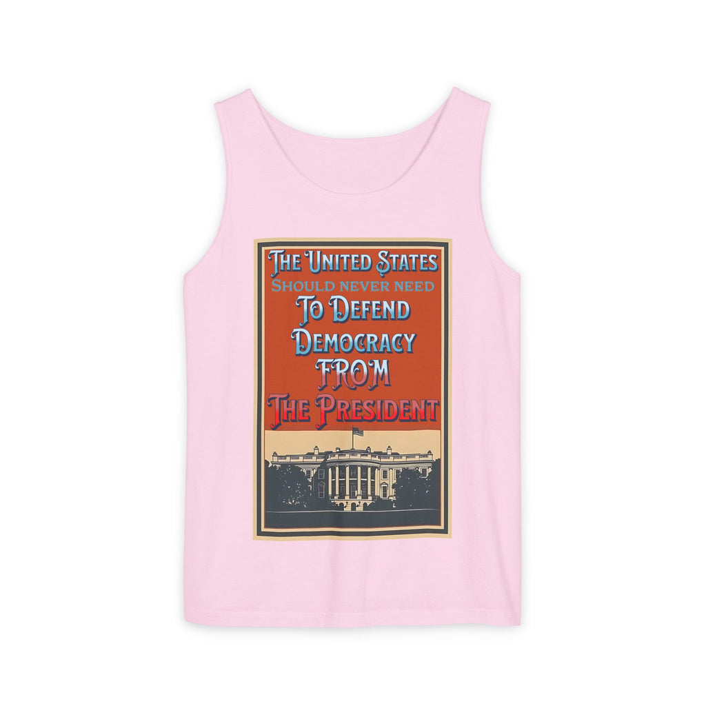 Defending Democracy Unisex Cotton Tank Top
