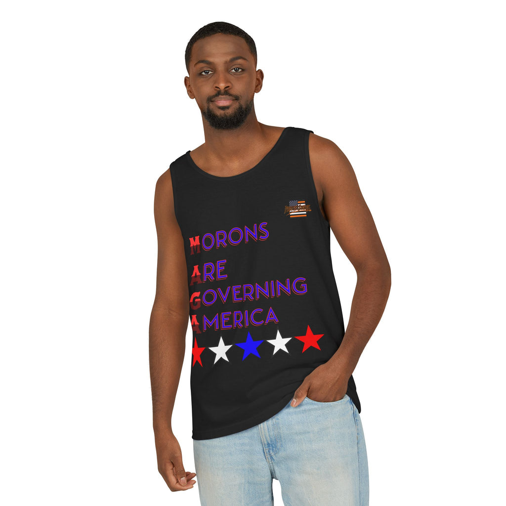 Morons Are Governing America Unisex Cotton Tank Top
